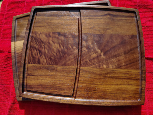 Steak Plate - Solid Walnut